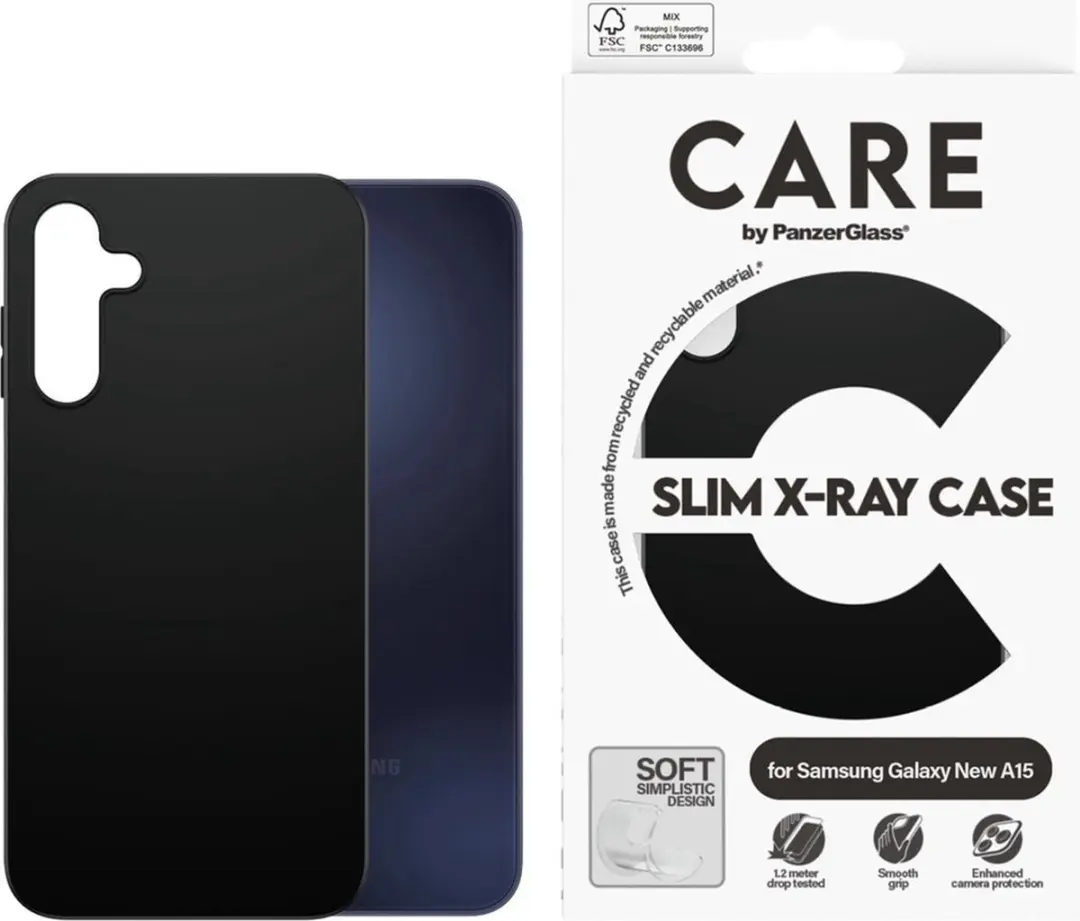 PanzerGlass CARE Fashionable Hoesje Galaxy A16 - Zwart - afbeelding 3 van 6