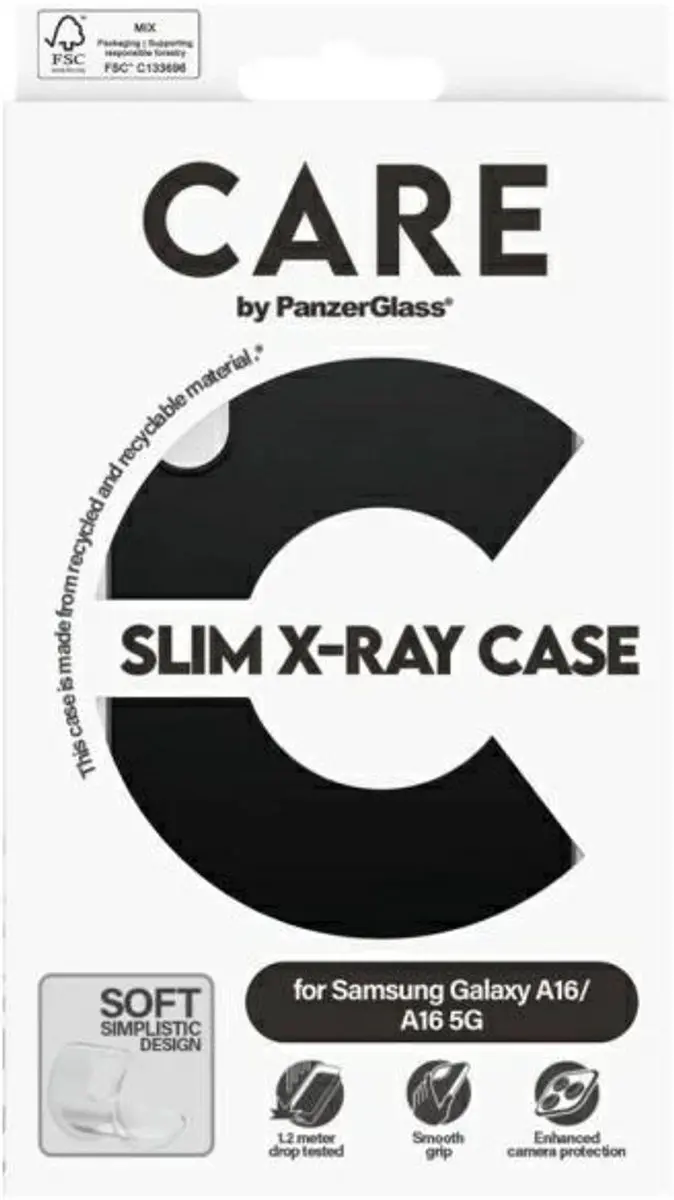 PanzerGlass CARE Fashionable Hoesje Galaxy A16 - Zwart - afbeelding 6 van 6