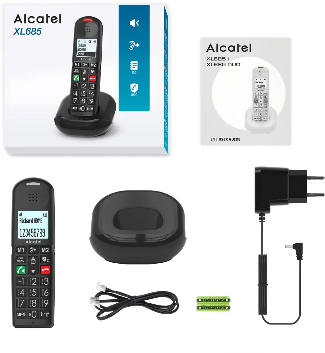 Alcatel XL685 EWE ATL1428391 Analoge Telefoon - afbeelding 4 van 4
