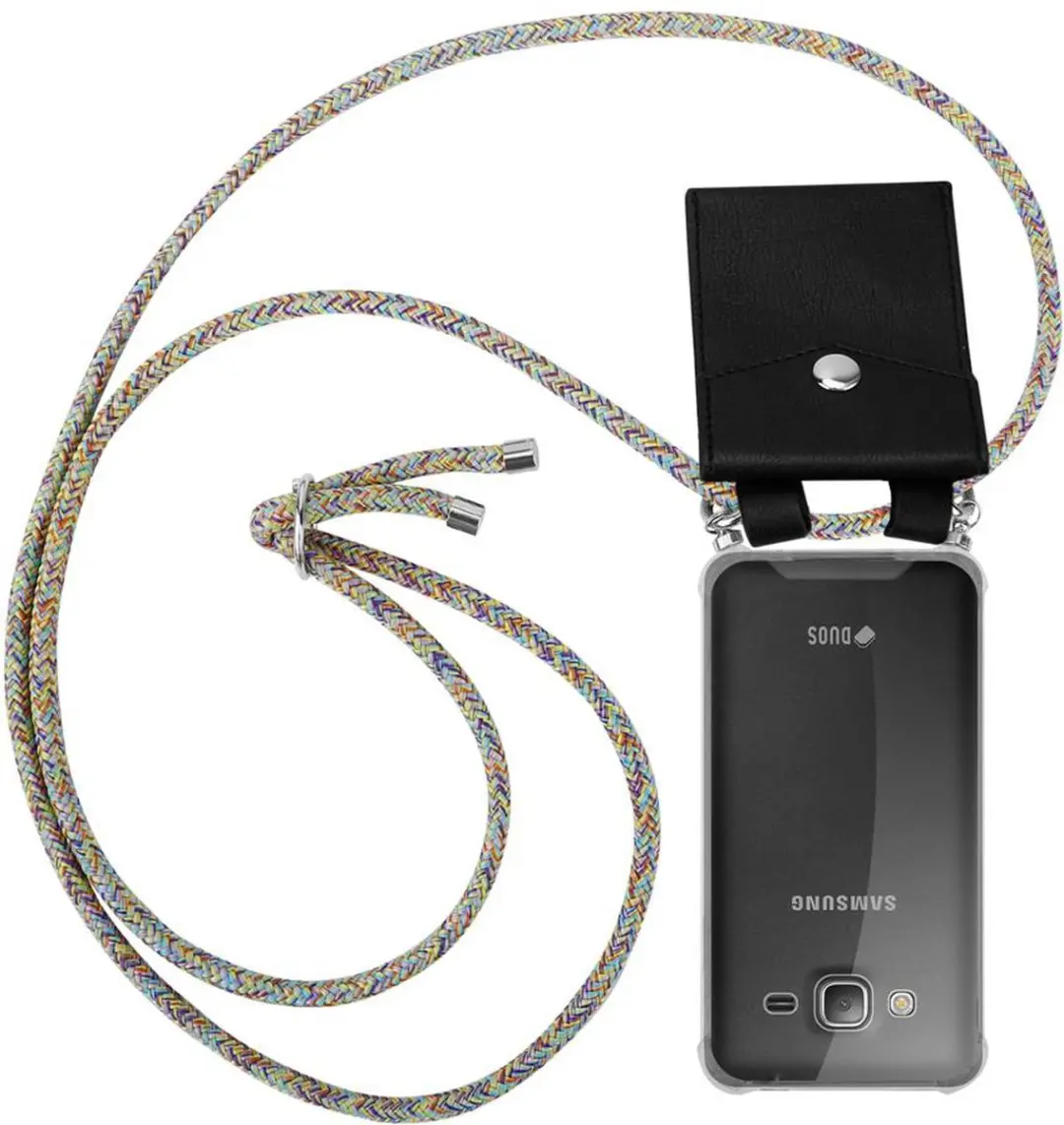 Cadorabo Hoesje geschikt voor Samsung Galaxy J3 2016 in REGENBOOG