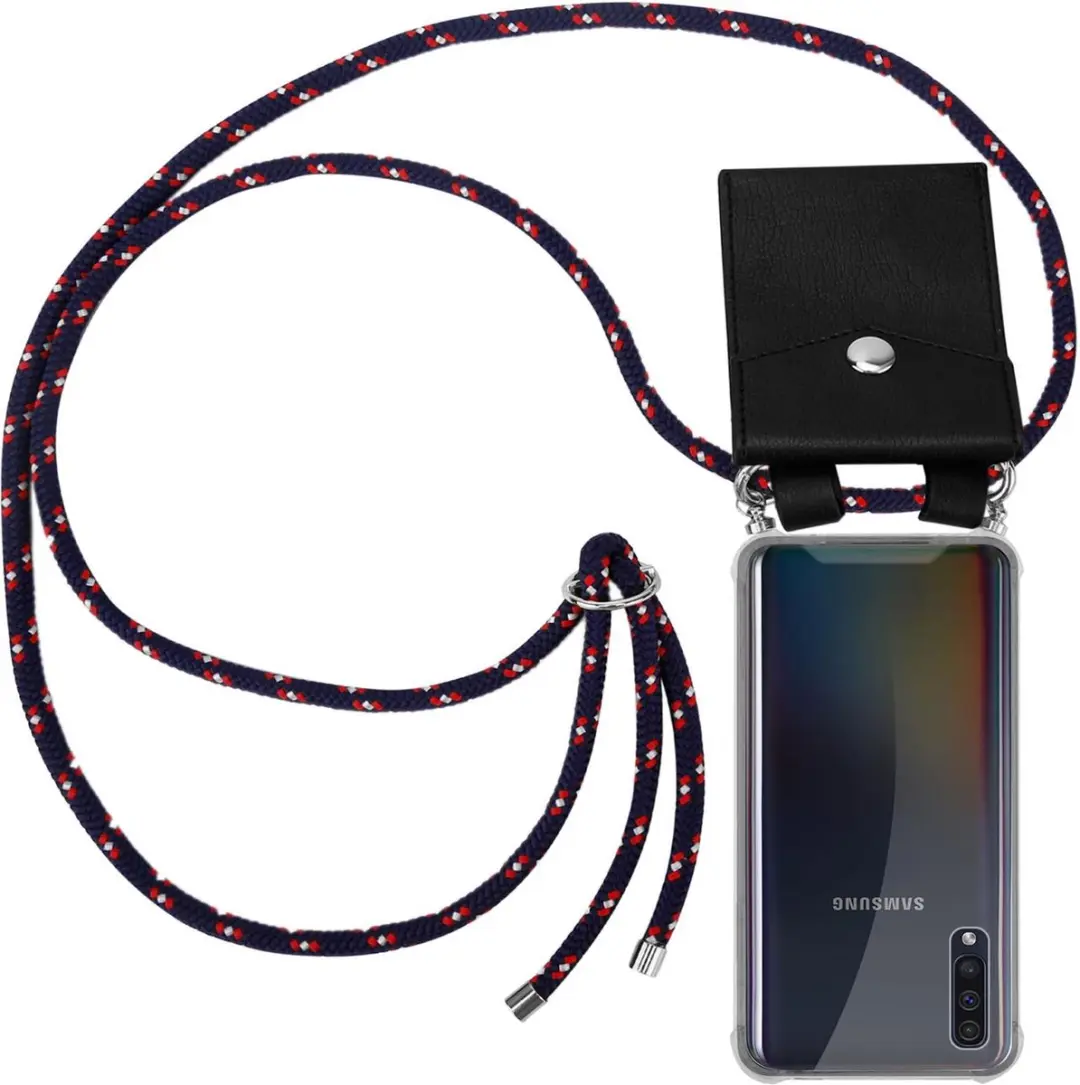 Cadorabo Hoesje geschikt voor Samsung Galaxy A50 4G / A50s / A30s in BLAUW ROOD