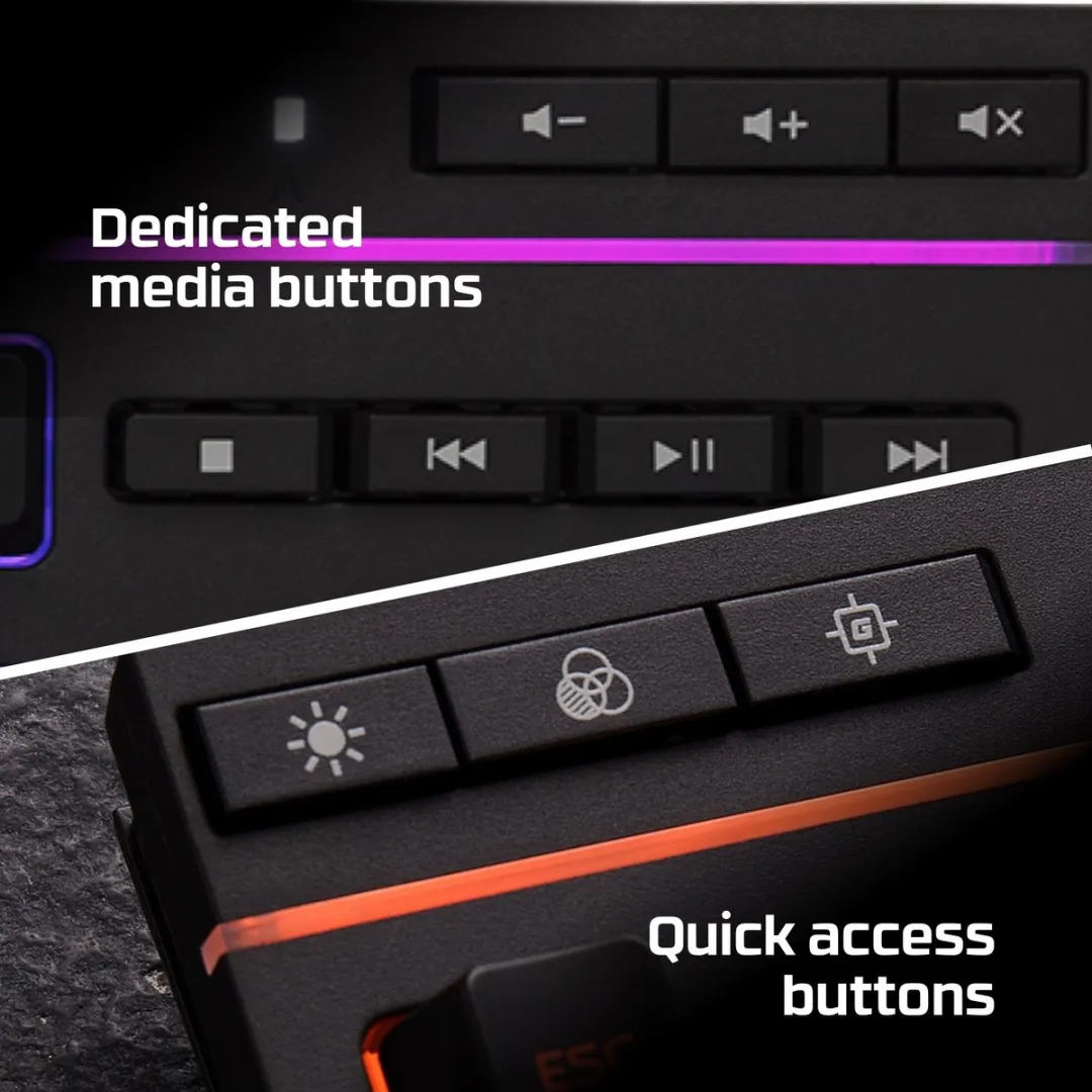 HyperX Alloy Core HX-KB5ME2-US Gaming Toetsenbord - RGB - Zwart