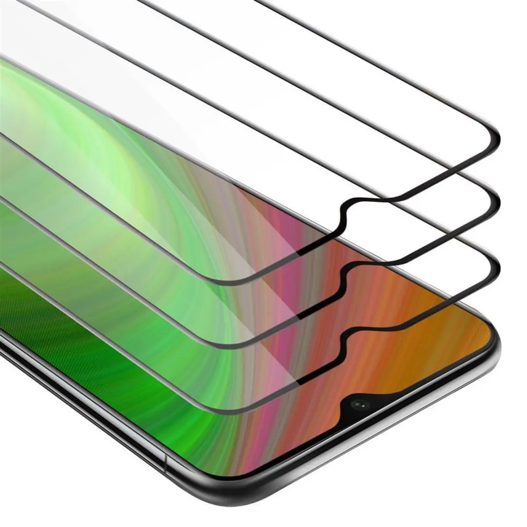 Cadorabo 3x Screenprotector geschikt voor OnePlus 6T Volledig scherm pantserfoli