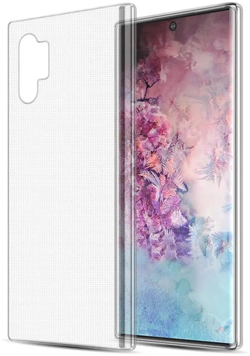 Cadorabo Hoesje geschikt voor Samsung Galaxy NOTE 10 PLUS in VOLLEDIG TRANSPARAN