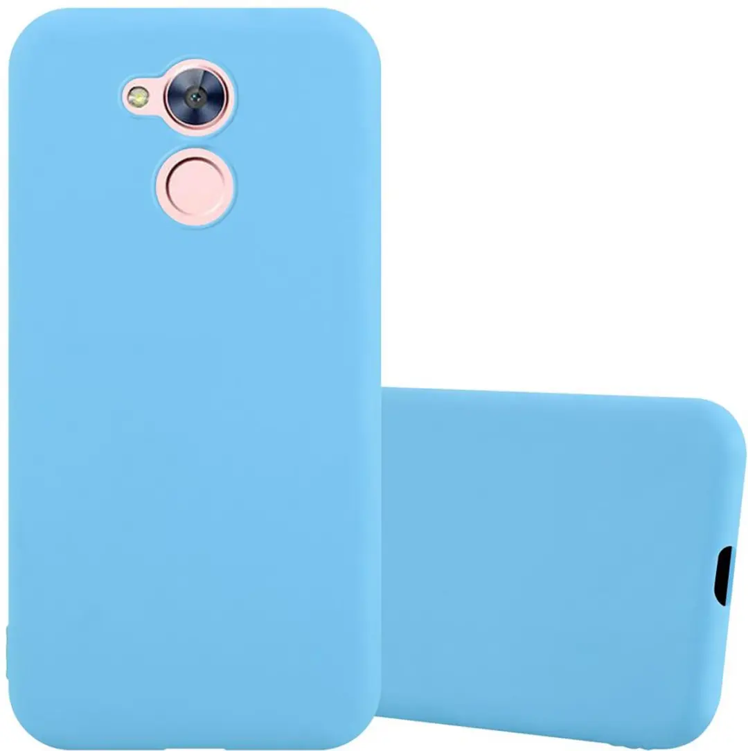 Cadorabo Hoesje geschikt voor Honor 6A PRO / 5C PRO in CANDY BLAUW