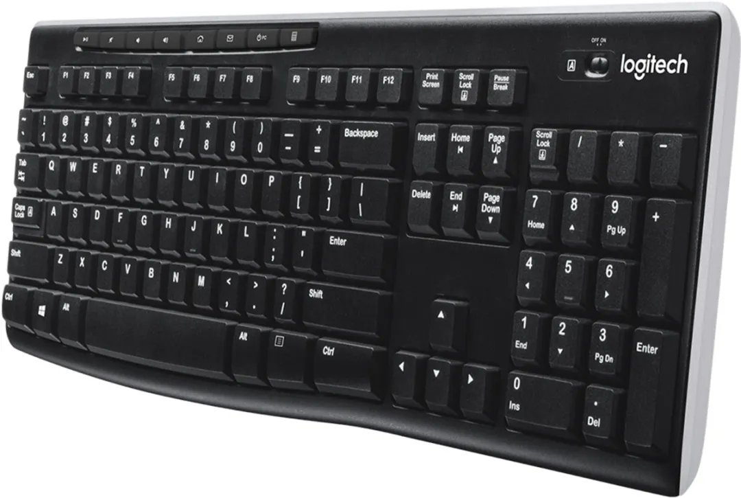 Logitech K270 Draadloos Toetsenbord - Zwart