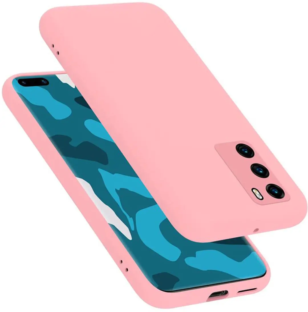 Cadorabo Hoesje geschikt voor Huawei P40 in LIQUID ROZE