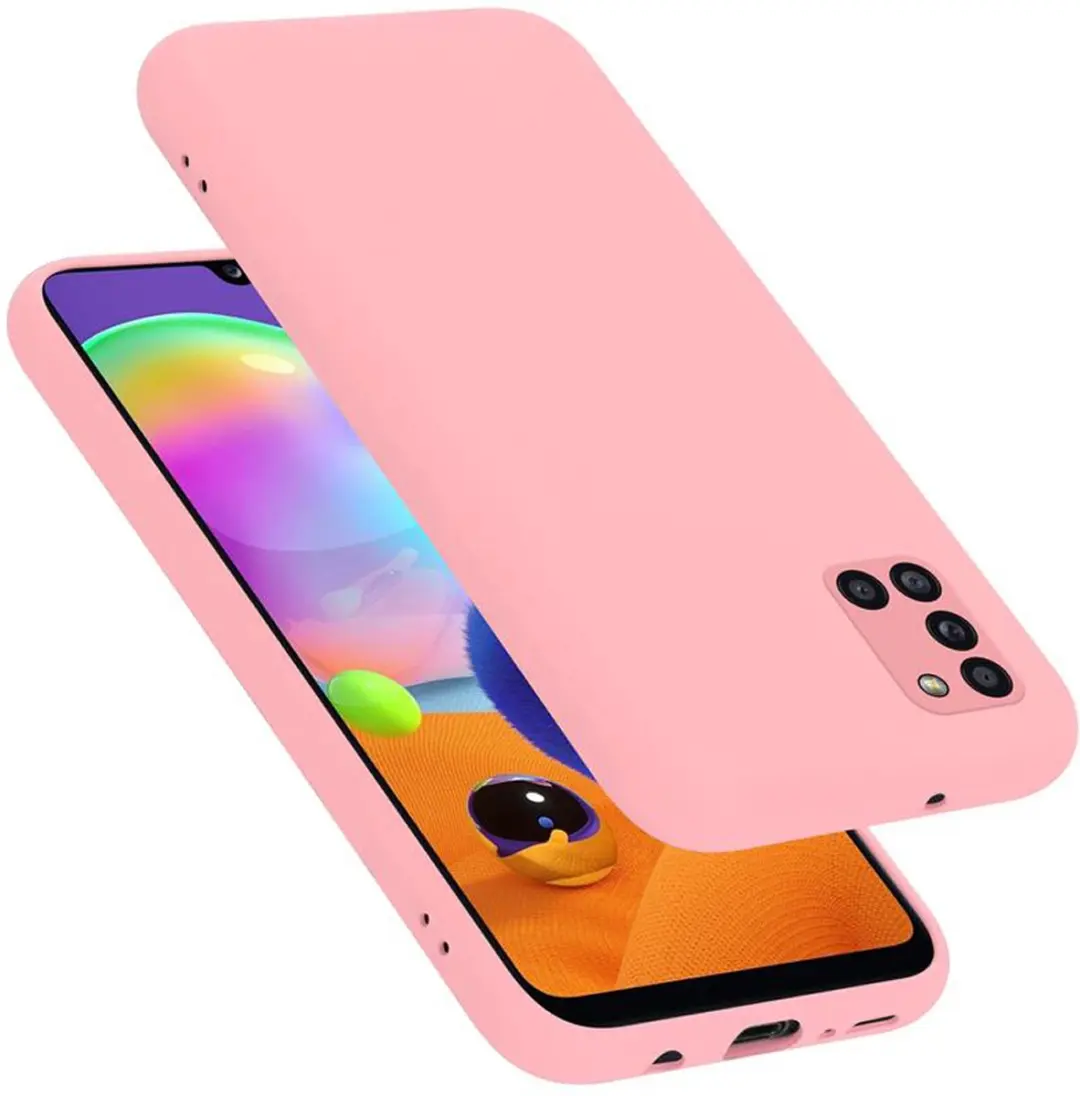 Cadorabo Hoesje geschikt voor Samsung Galaxy A31 in LIQUID ROZE