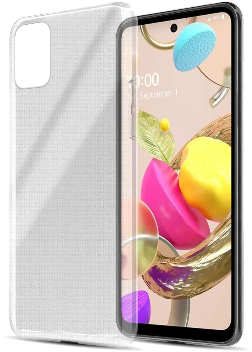 Cadorabo Hoesje geschikt voor LG K42 in VOLLEDIG TRANSPARANT