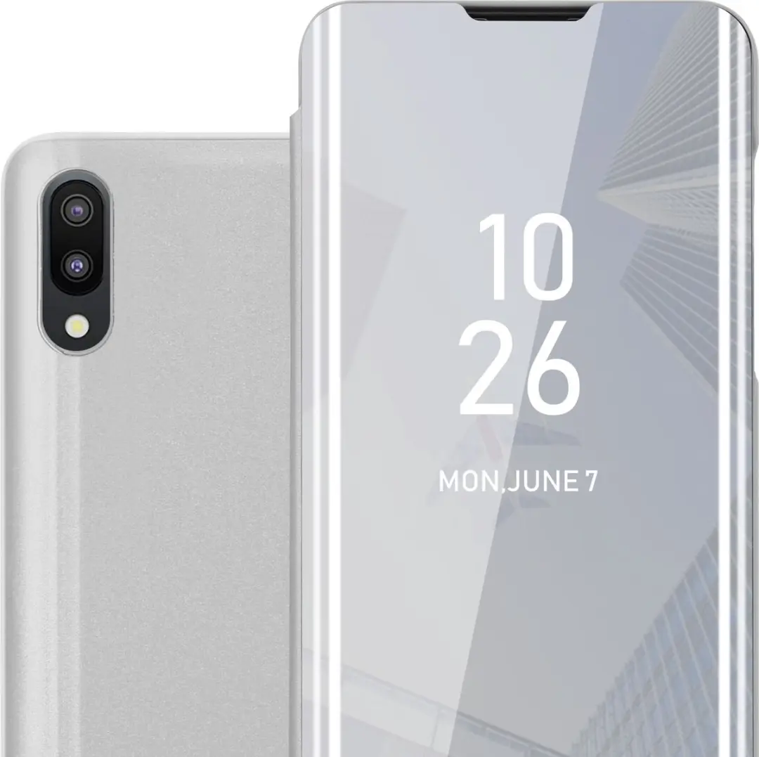 Cadorabo Hoesje geschikt voor Samsung Galaxy A10 / M10 in AGAAT ZILVER