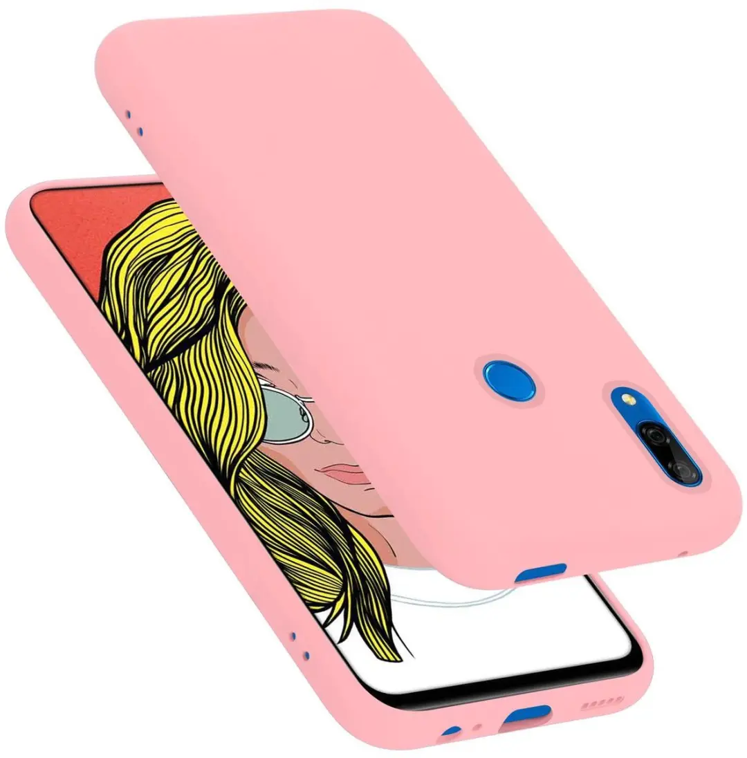Cadorabo Hoesje geschikt voor Honor 10 LITE / Huawei P SMART 2019 in LIQUID ROZE