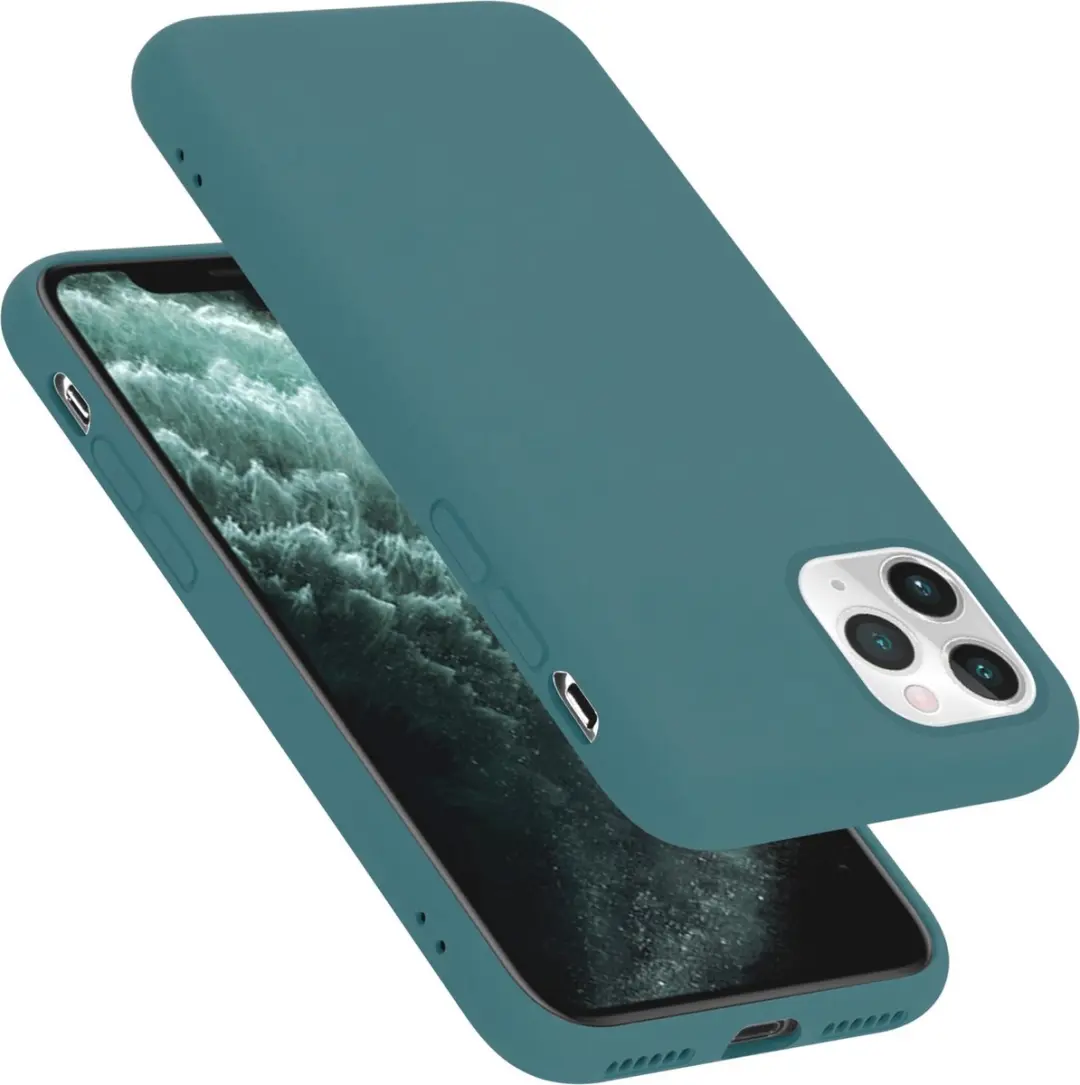 Cadorabo Hoesje geschikt voor Apple iPhone 11 PRO in LIQUID GROEN