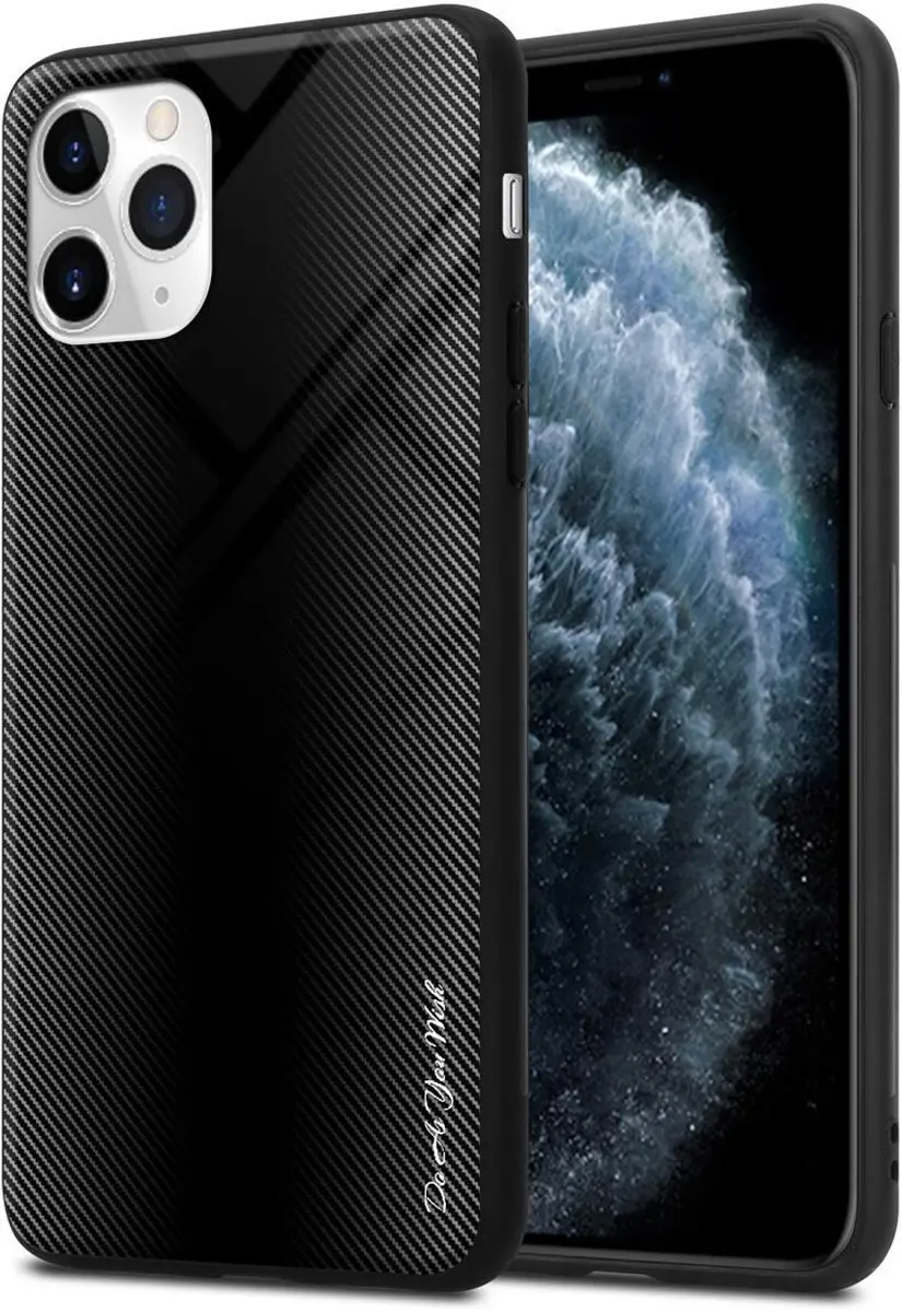 Cadorabo Hoesje geschikt voor Apple iPhone 11 PRO in OPAAL ZWART