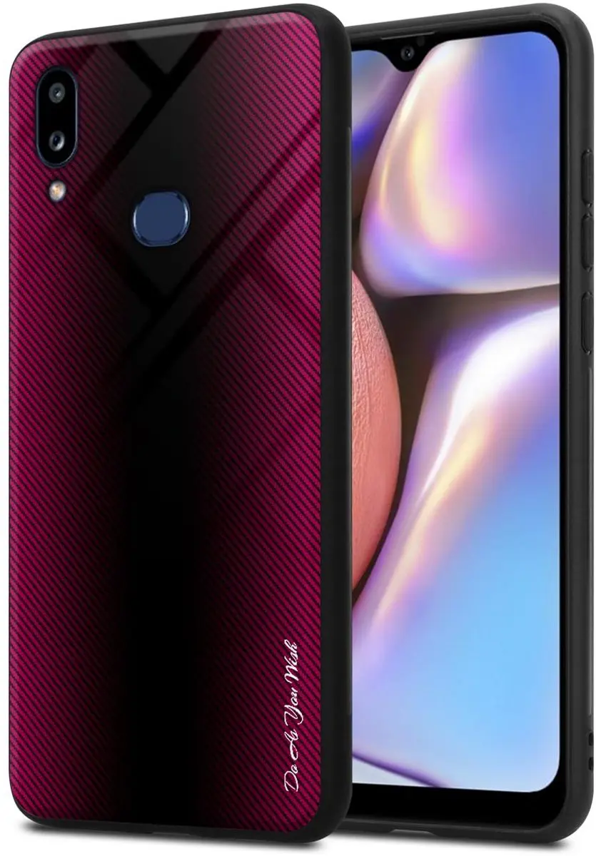 Cadorabo Hoesje geschikt voor Samsung Galaxy A10s / M01s in PAARS ROZE