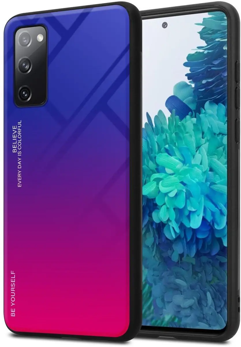 Cadorabo Hoesje geschikt voor Samsung Galaxy S20 FE in PAARS