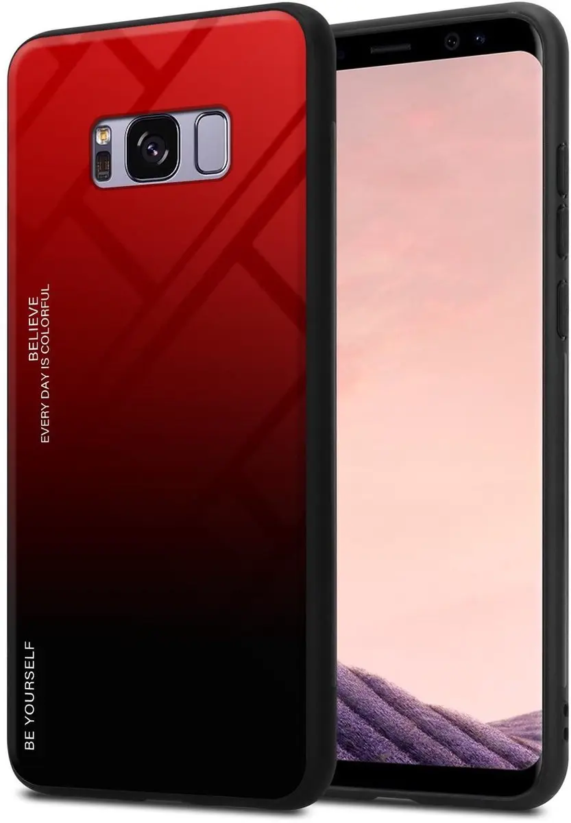Cadorabo Hoesje geschikt voor Samsung Galaxy S8 PLUS in ROOD