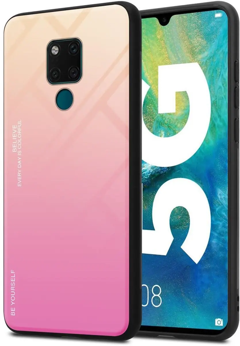 Cadorabo Hoesje geschikt voor Huawei MATE 20 in GEEL