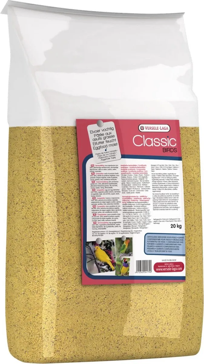 Versele-Laga Classic Eivoer Vochtig 20kg