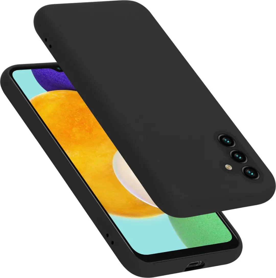 Cadorabo Hoesje geschikt voor Samsung Galaxy A13 5G in LIQUID ZWART