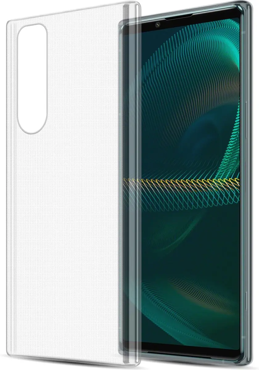 Cadorabo Hoesje geschikt voor Sony Xperia 5 III in VOLLEDIG TRANSPARANT