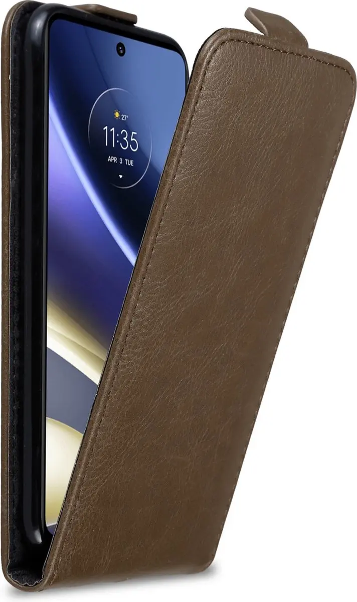 Cadorabo Hoesje geschikt voor Motorola MOTO G51 5G in KOFFIE BRUIN