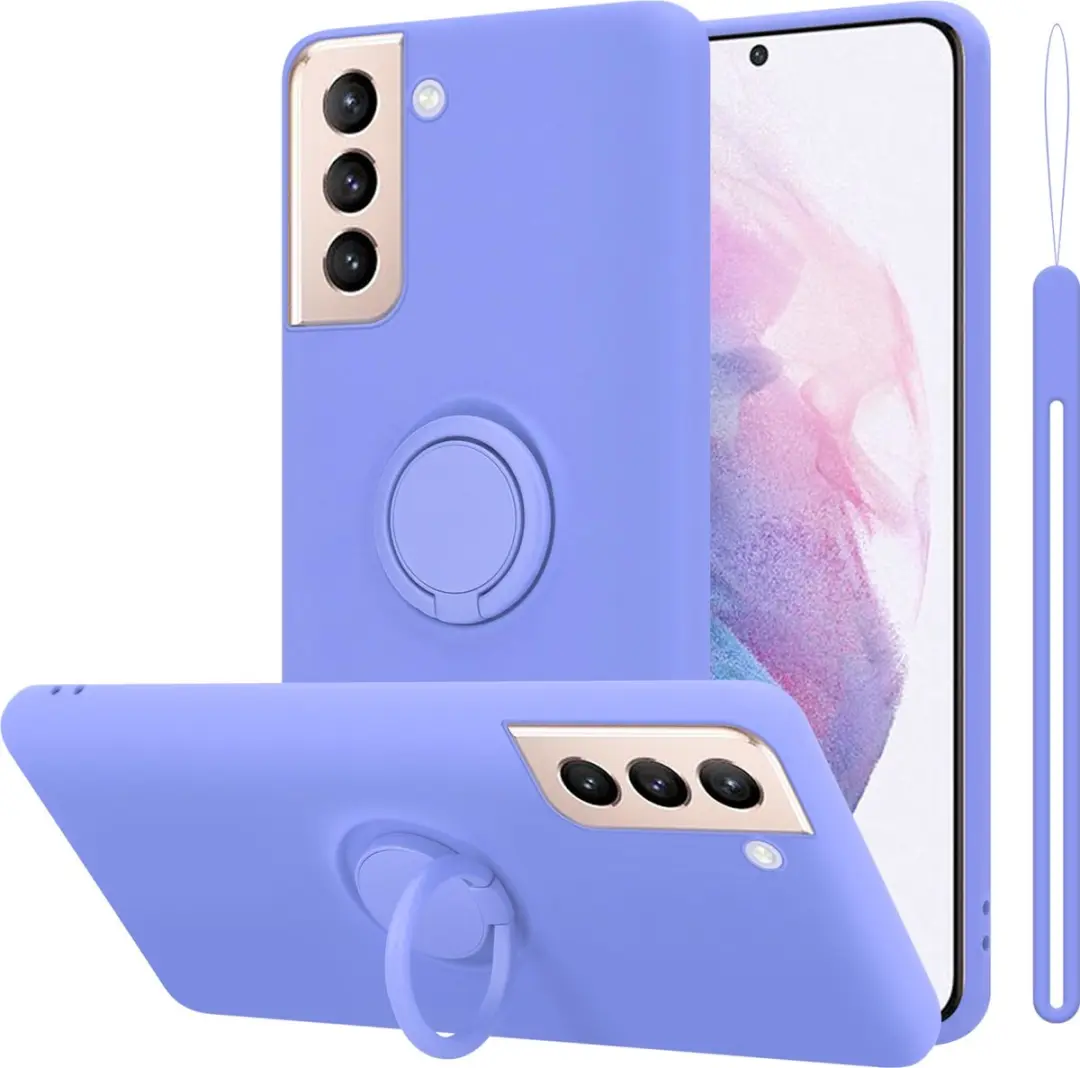 Cadorabo Hoesje geschikt voor Samsung Galaxy S22 PLUS in LIQUID LICHT PAARS