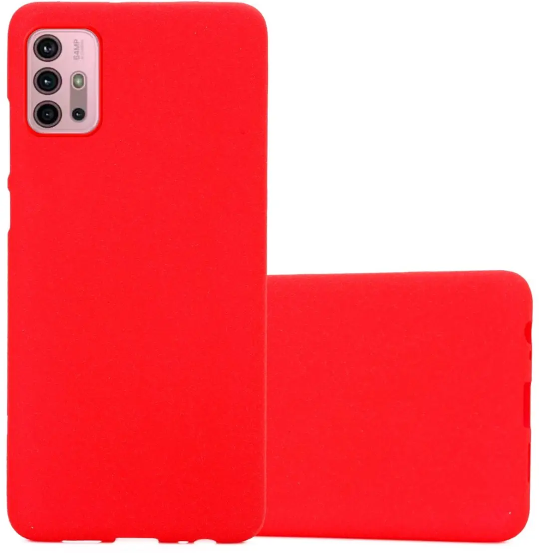 Cadorabo Hoesje geschikt voor Motorola MOTO G10 / G30 in FROST ROOD