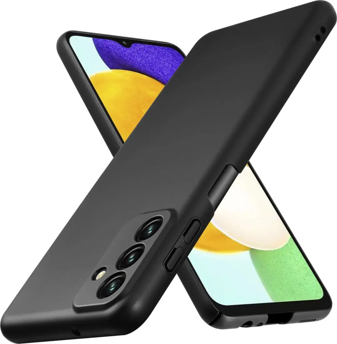 Cadorabo Hoesje geschikt voor Samsung Galaxy A13 5G in METAAL ZWART