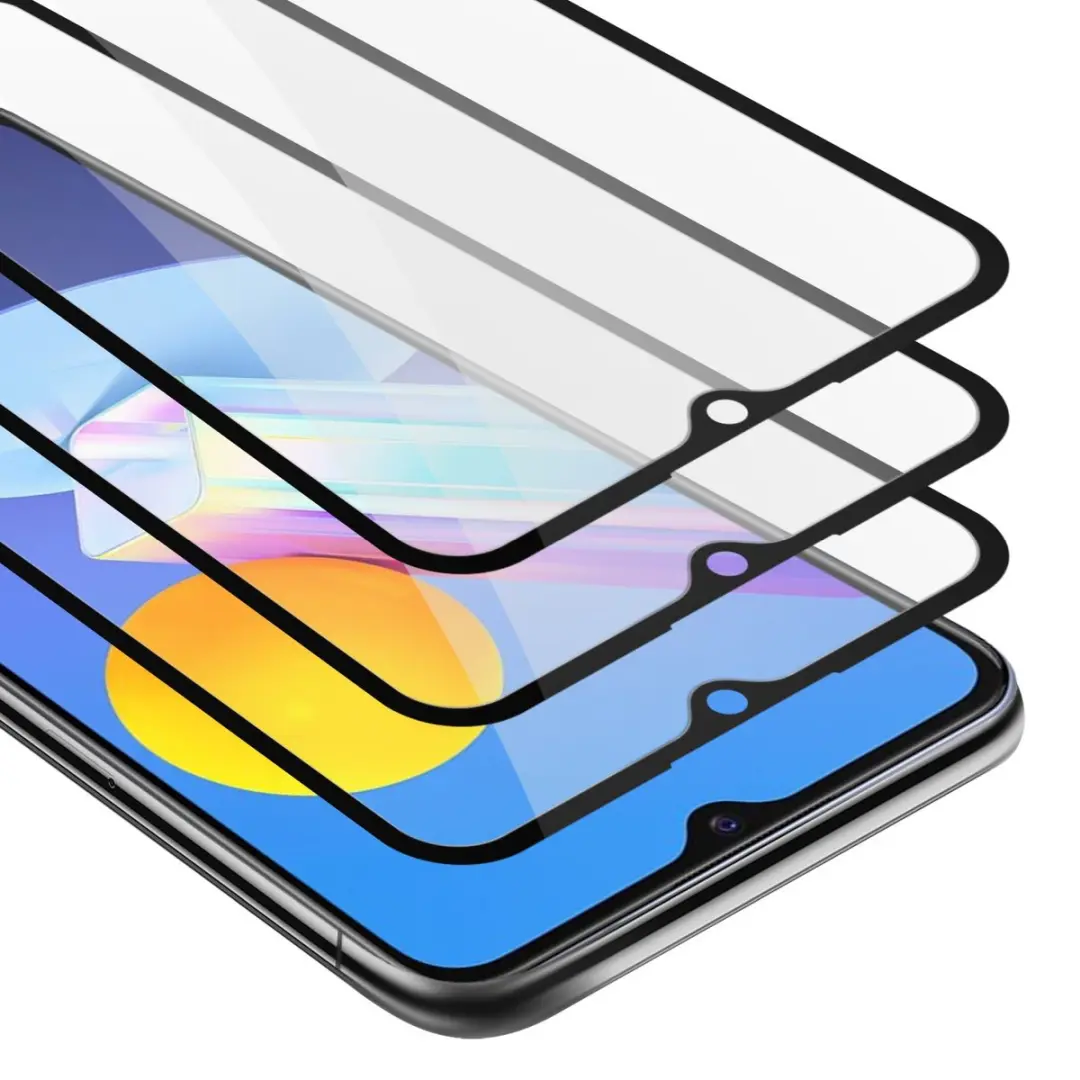 Cadorabo 3x Screenprotector geschikt voor Vivo Y52 5G / Y72 5G Volledig scherm p