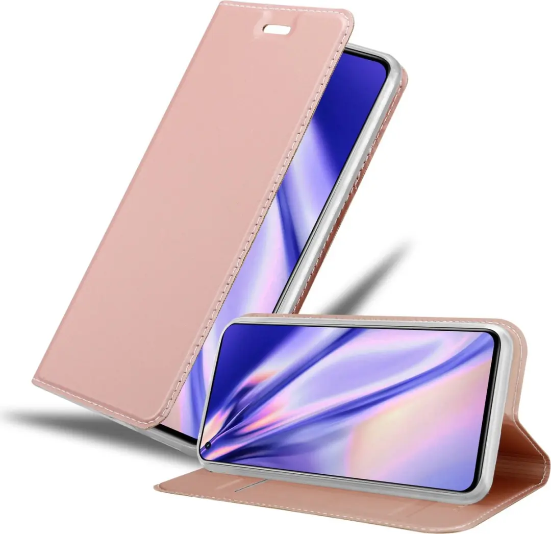 Cadorabo Hoesje geschikt voor Realme GT / GT Neo 2T / Q3 PRO in CLASSY ROSE GOUD - Beschermhoes met magnetische sluiting, standfunctie en kaartvakje Book Case Cover Etui