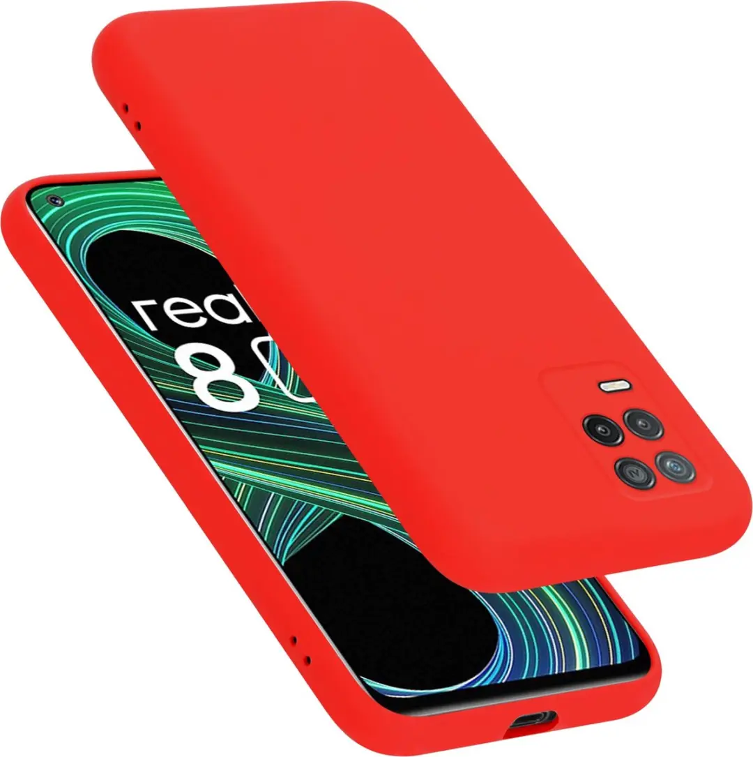 Cadorabo Hoesje geschikt voor Realme 8 5G / V13 / Q3 / Q3i / Narzo 30 5G in LIQU