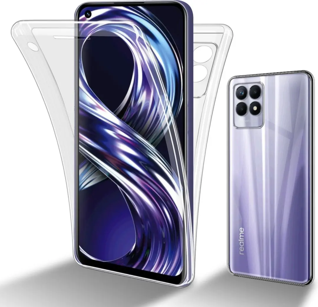 Cadorabo Hoesje geschikt voor Realme 8i / Narzo 50 4G in TRANSPARANT