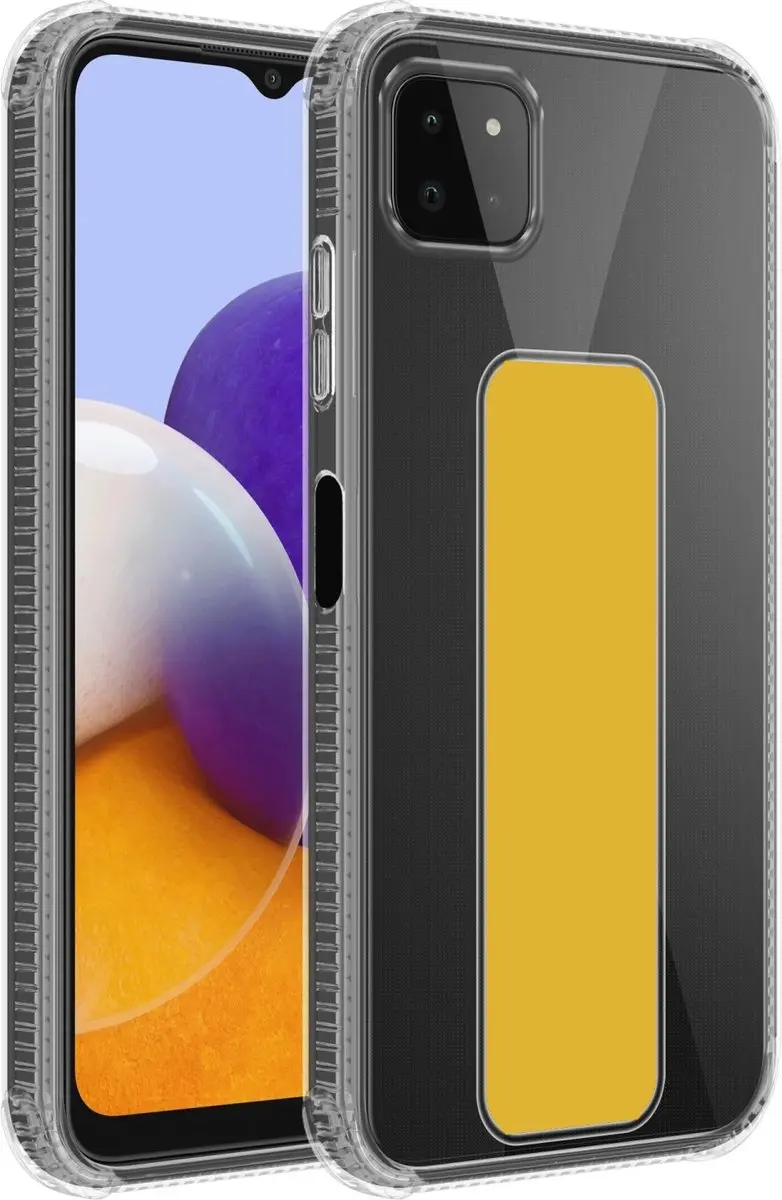 Cadorabo Hoesje geschikt voor Samsung Galaxy A22 5G in GEEL