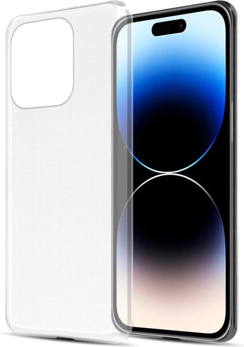 Cadorabo Hoesje geschikt voor Apple iPhone 14 PRO MAX in VOLLEDIG TRANSPARANT
