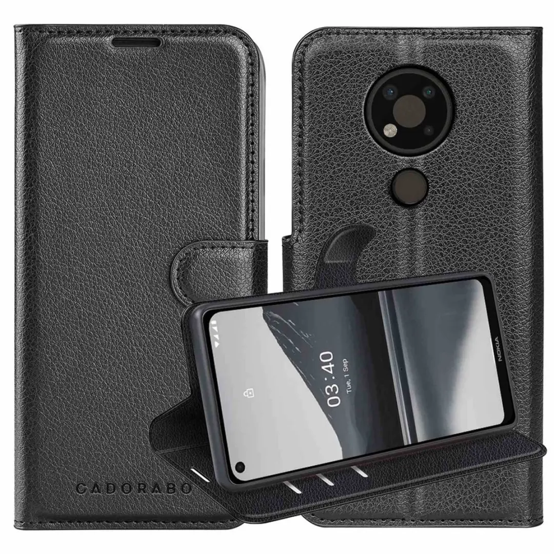 Cadorabo Hoesje geschikt voor Nokia 3,4 in PHANTOM ZWART