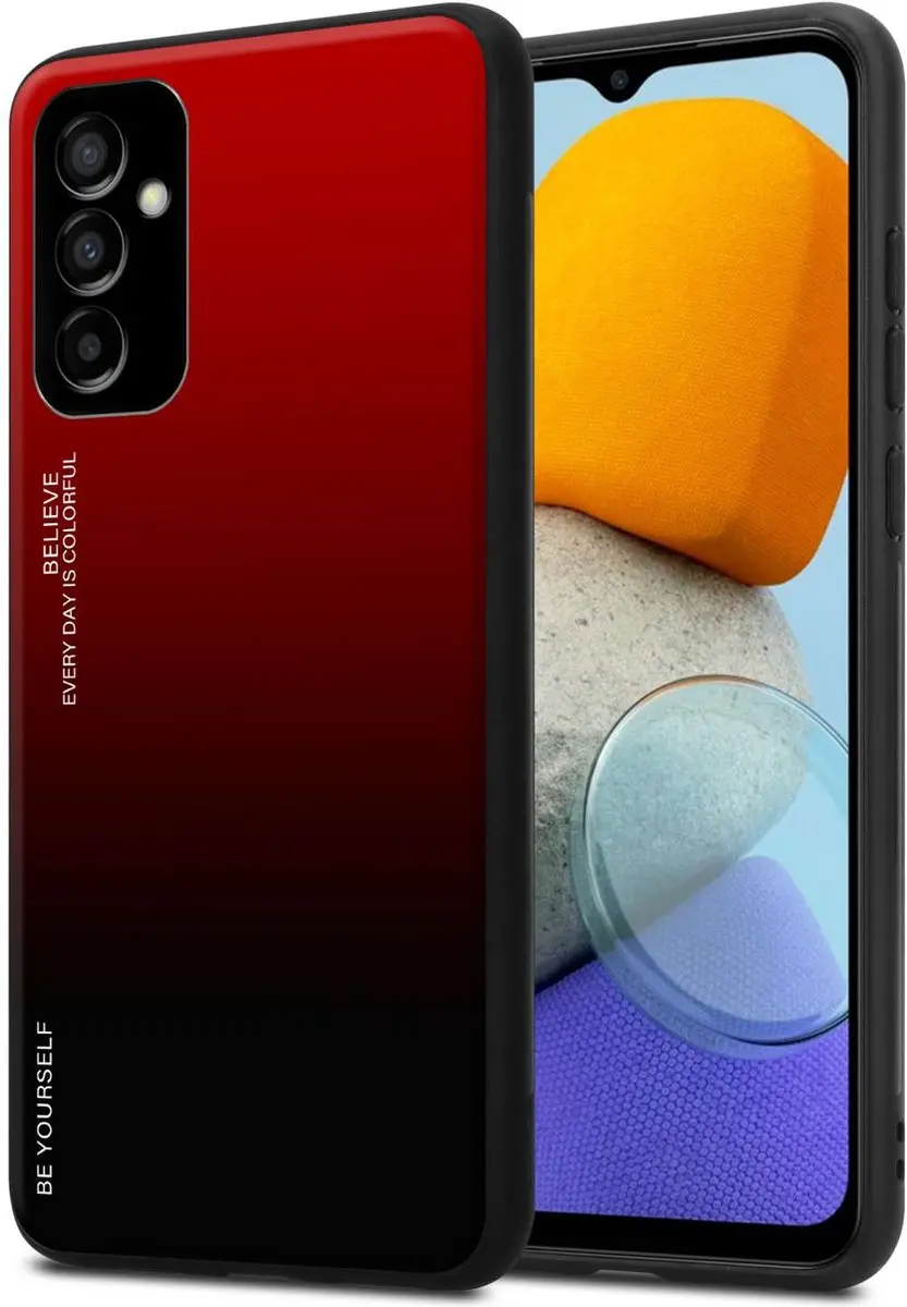 Cadorabo Hoesje geschikt voor Samsung Galaxy M23 5G in ROOD