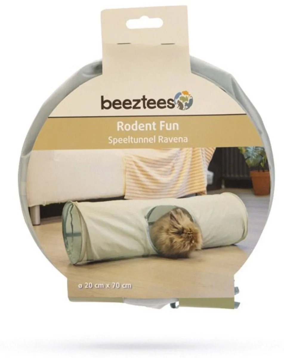 Beeztees Speeltunnel Ravena - Mintgroen 70x20x20cm