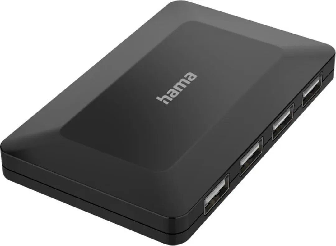 Hama USB 2.0 Hub 4 Poorten - 00200121 - Zwart