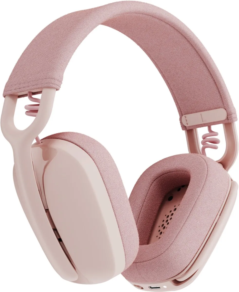 Logitech Zone Vibe 100 - Draadloze Headset - Bluetooth - Rose