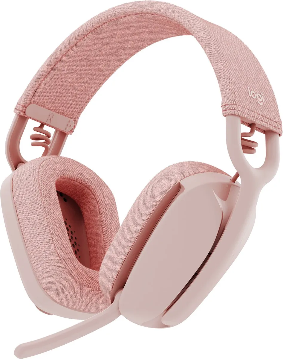 Logitech Zone Vibe 100 - Draadloze Headset - Bluetooth - Rose