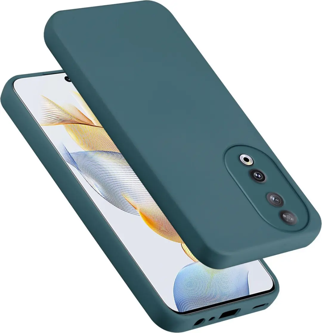 Cadorabo Hoesje geschikt voor Honor 90 in LIQUID GROEN