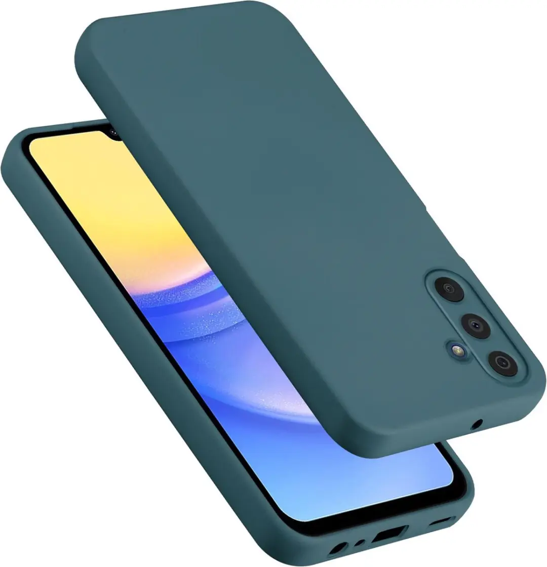 Cadorabo Hoesje geschikt voor Samsung Galaxy A15 in LIQUID GROEN