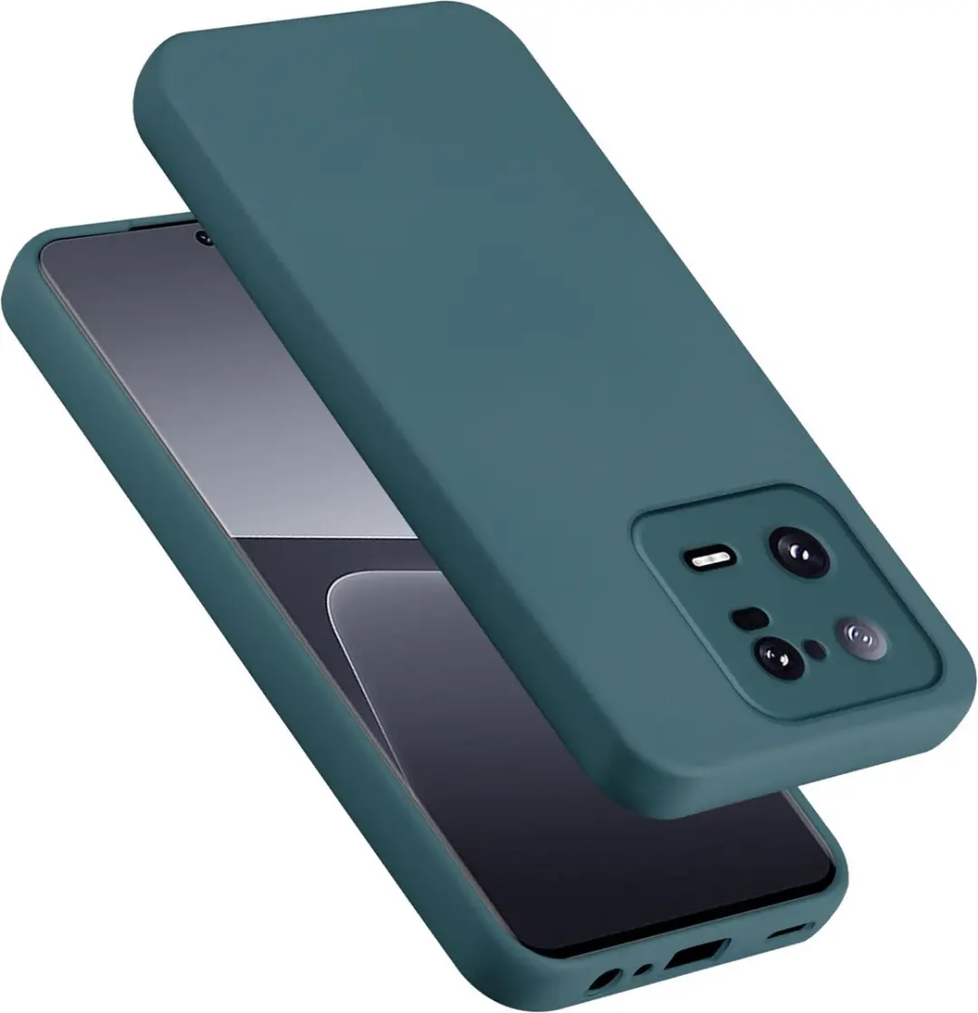 Cadorabo Hoesje geschikt voor Xiaomi 13 Pro 5G in LIQUID GROEN