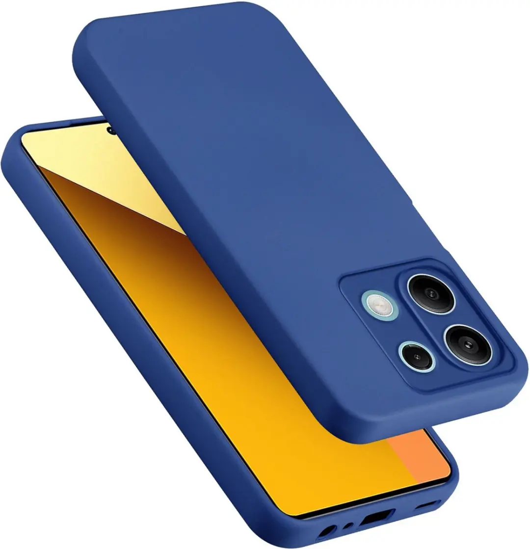 Cadorabo Hoesje geschikt voor Redmi Note 13 5G Global in LIQUID BLAUW - Beschermhoes gemaakt van flexibel TPU silicone Case Cover
