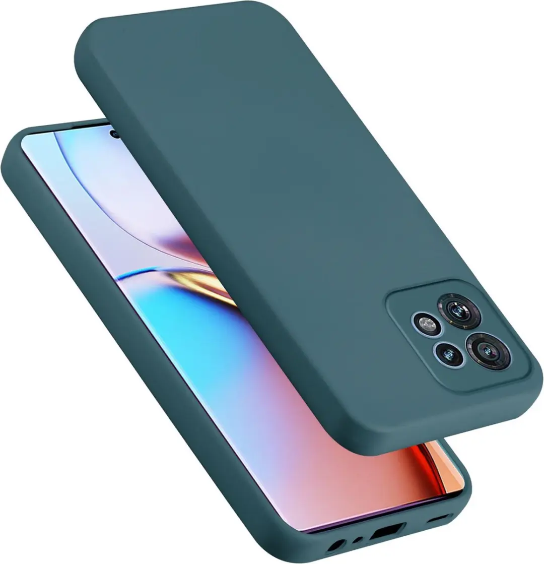 Cadorabo Hoesje geschikt voor Motorola Edge 40 Pro in LIQUID GROEN