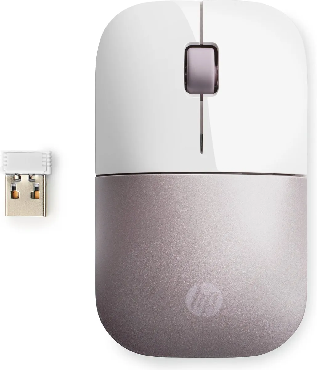 HP Z3700 Draadloze Muis - Roze/Wit
