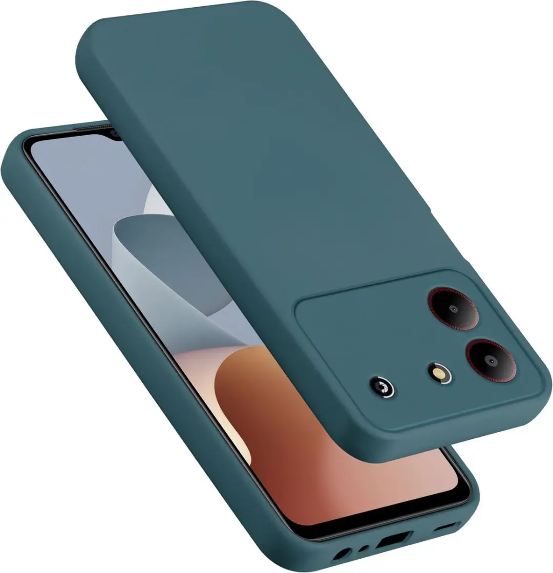 Cadorabo Hoesje geschikt voor ZTE Blade A54 in LIQUID GROEN