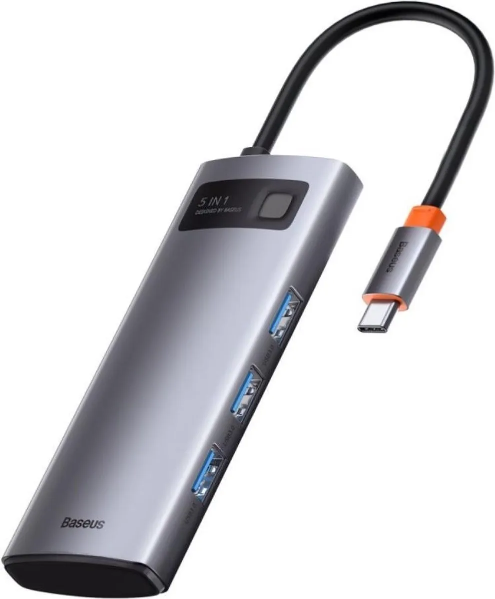 Baseus 5-in-1 USB-C Hub CAHUB-CX0G