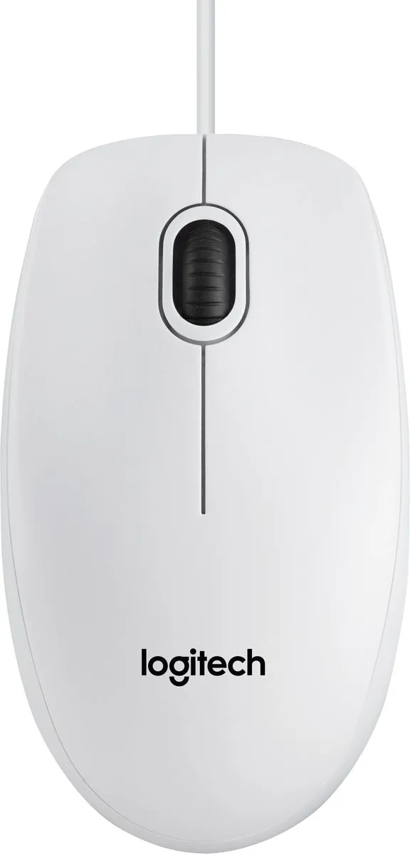 Logitech B100 Muis - Wit