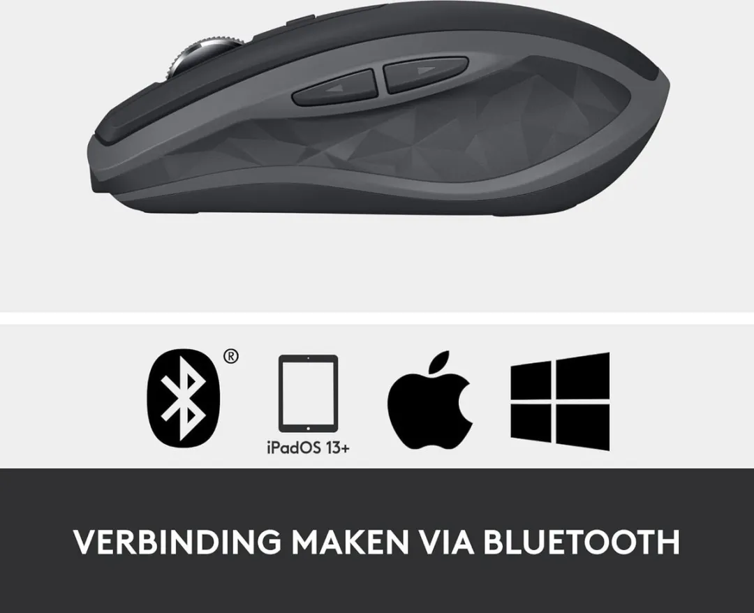 Logitech MX Anywhere 2S 910-007231 Draadloze Muis - Zwart - afbeelding 2 van 6